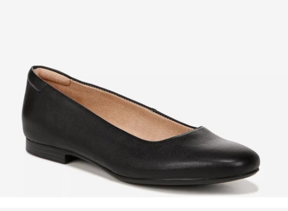 Naturalizer Kari Ballet Black Flat Women's- Size 7